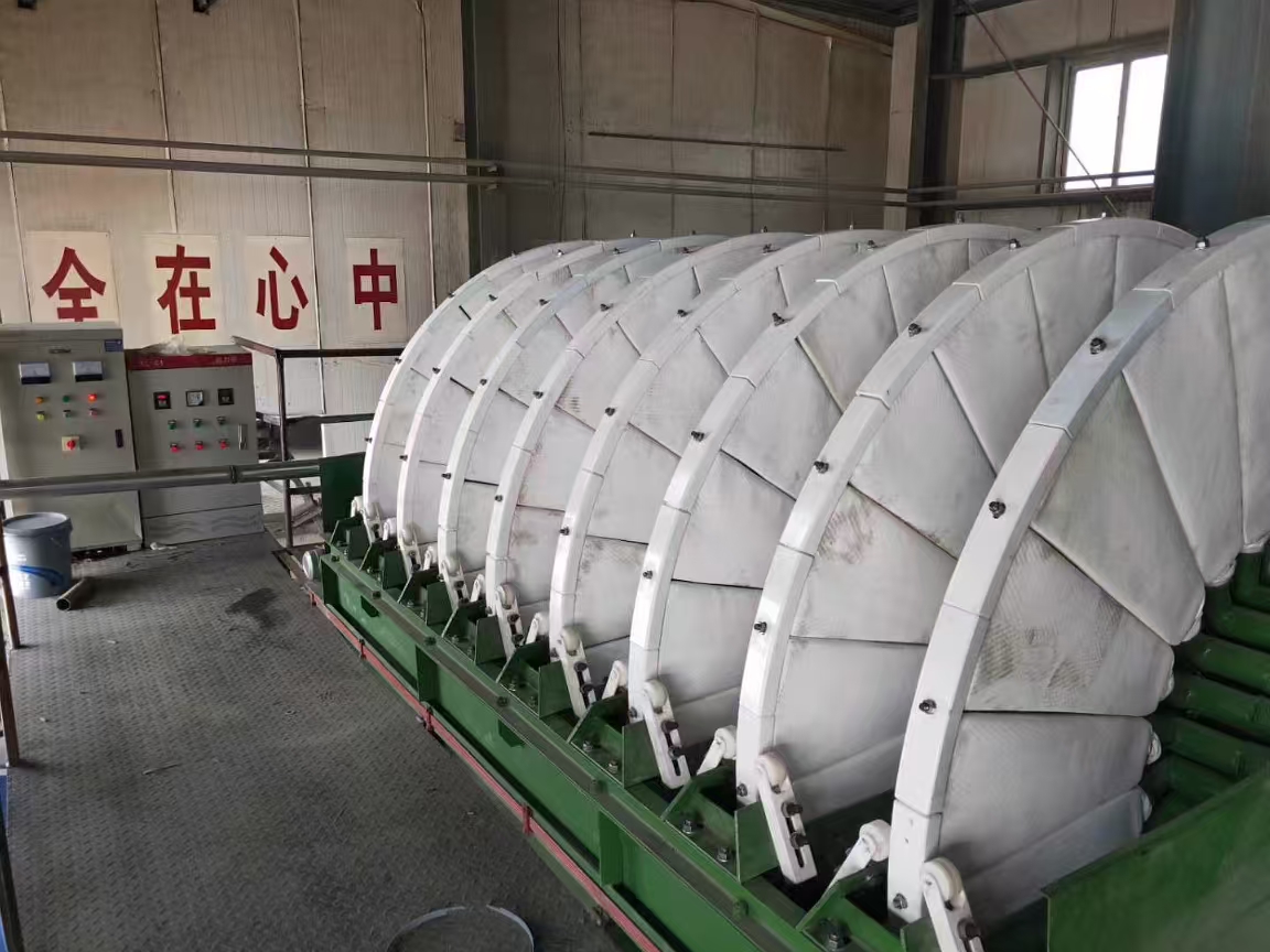 福建客户盘式真空过滤机使用现场