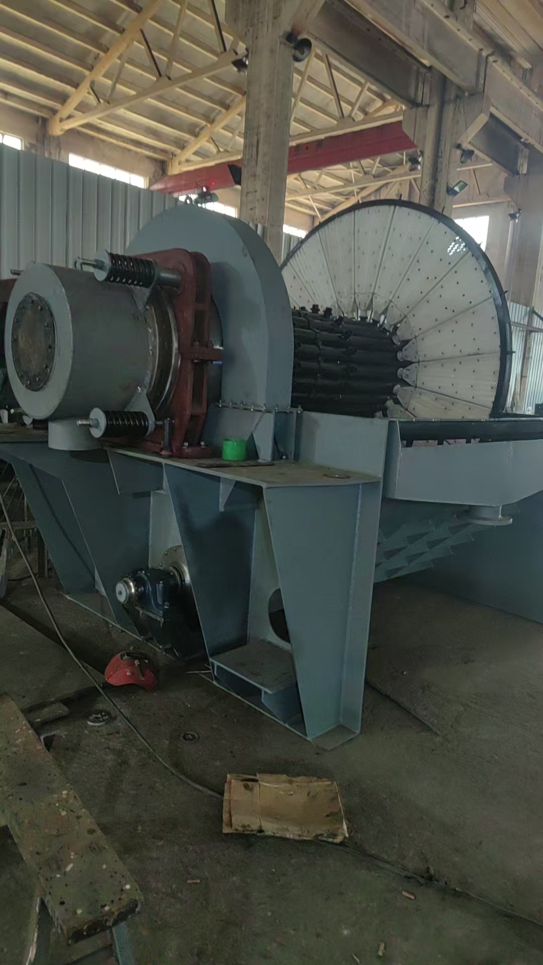 无锡迈勒环保：ZPG20-4型20平方盘式（圆盘）真空过滤机生产中